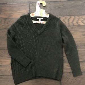 Autumn Cashmere Olive green sweater